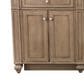 James Martin Vanities Bristol 72" Double Bathroom Vanity in Whitewashed Walnut with Single Hole 3 cm White Zeus Quartz Top and Rectangular Sinks, , large