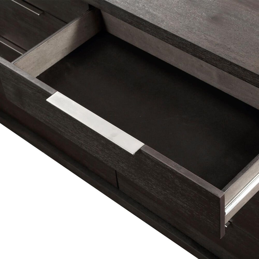 Living Essentials Oxford 8 Drawer Dresser and Mirror in Basalt Grey, , large