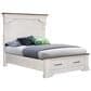 Sasha Lee King Storage Bed with Dresser and Nightstand in 2 Tone Hickory, , large