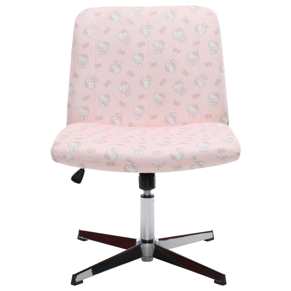 Impressions Vanity Hello Kitty Sweet Criss Cross Chair in Light Pink, , large