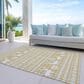 Dalyn Rug Company Wonderland WN28 5" x 7"6" Gold Indoor/Outdoor Area Rug, , large