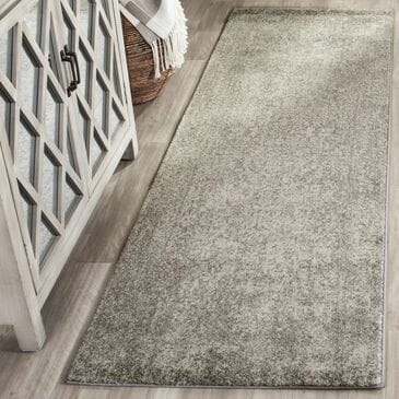 Safavieh Evoke EVK256S 2"2" x 11" Silver and Ivory Runner, , large