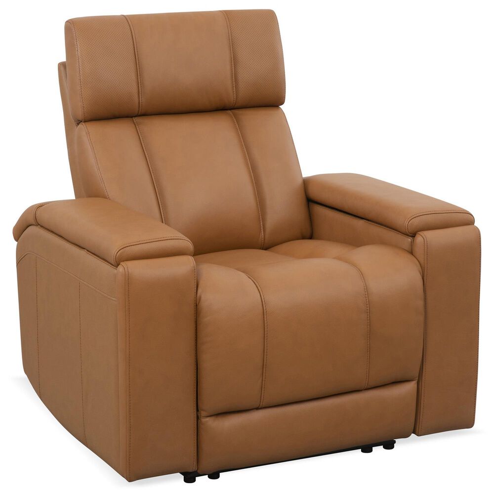 Simeon Collection Phoenix Power Zero Gravity Recliner with Immersive Audio in Autumn Caramel, , large