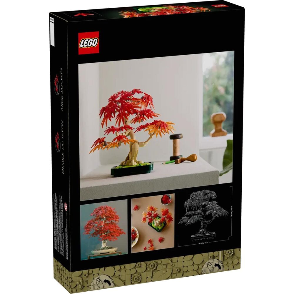LEGO Botanicals Japanese Red Maple Bonsai Tree Building Set, , large