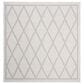 Safavieh Bermuda BMU805A 6"7" Square Ivory and Light Grey Indoor/Outdoor Area Performance Rug, , large