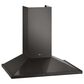 LG 36" Wall Mount Chimney Hood with 600 CFM Blower in Black Stainless Steel, , large