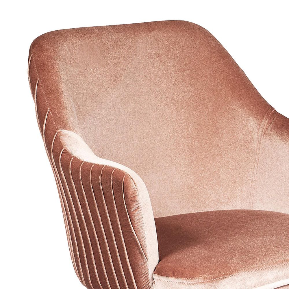 Impressions Vanity Adelyn Swivel Vanity Chair in Pink, , large