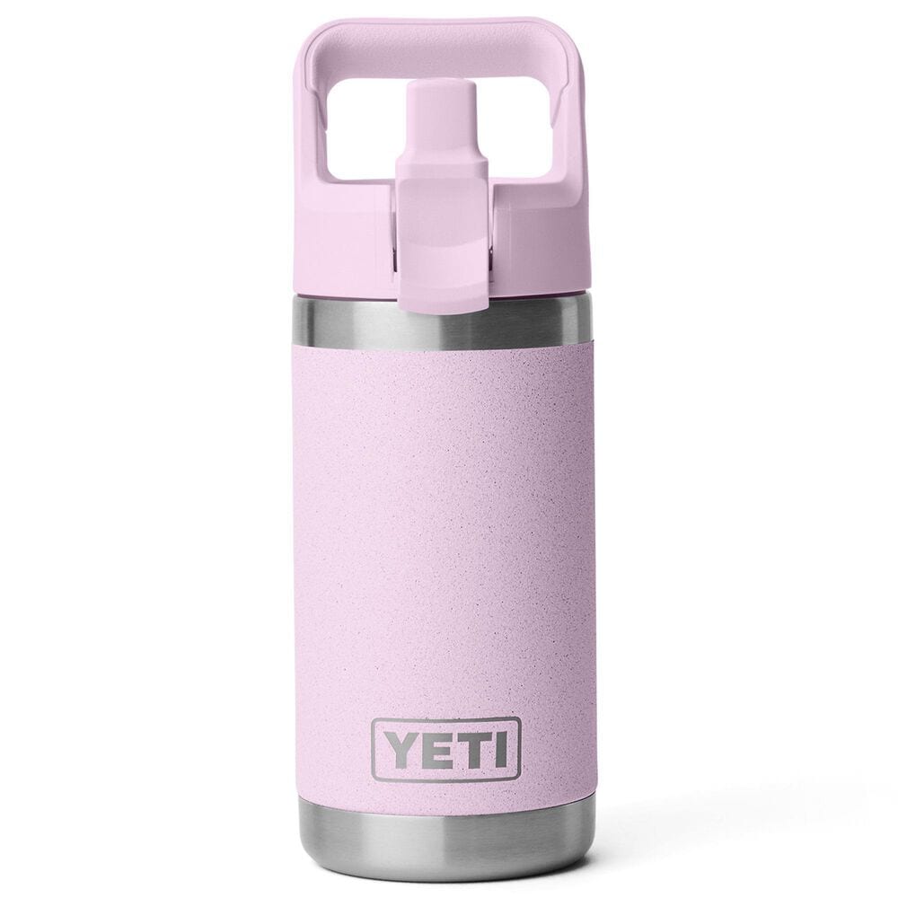 YETI Rambler Jr 12 Oz Kids Water Bottle with Straw Cap in Cherry Blossom, , large
