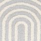 Surya Rodos RDO2330 5"3" x 7" Light Slate, White Area Rug, , large