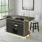 Mayberry Hill Jemma Bar Table with Light in Grey and Dark Espresso, , large