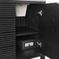 James Martin Vanities Myrrin 60" Double Vanity in Carbon Oak with 3 cm Arctic Fall Solid Surface Top, , large