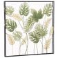 Maple and Jade 30" x 30" Tall Cut-Out Leaf Wall Decor with Intricate Laser Cut Designs in Black and Green, , large