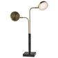 Adesso Rowan LED Smart Switch Desk Lamp in Antique Brass and Black, , large