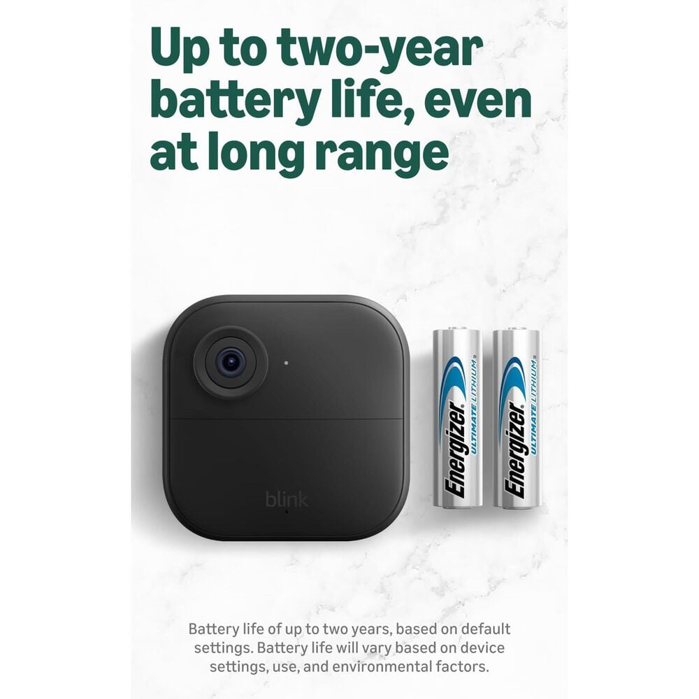 Blink Outdoor 4 XR 1-Camera Wireless System in Black, , large