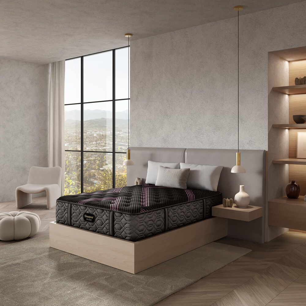 Beautyrest Black Series2 Firm Queen Mattress with Low Profile Box Spring, , large