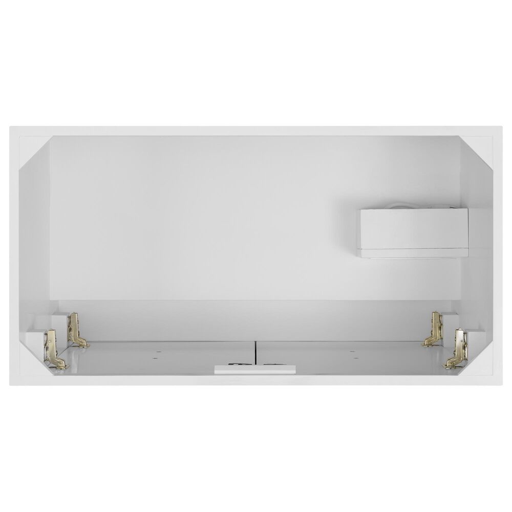 37B Fenwick 36" Single Bathroom Vanity in Bright White with Glossy White Composite Stone Top and Backsplash, , large