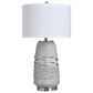 Flair Industries 30" Poly Table Lamp in Gravel Grey, , large