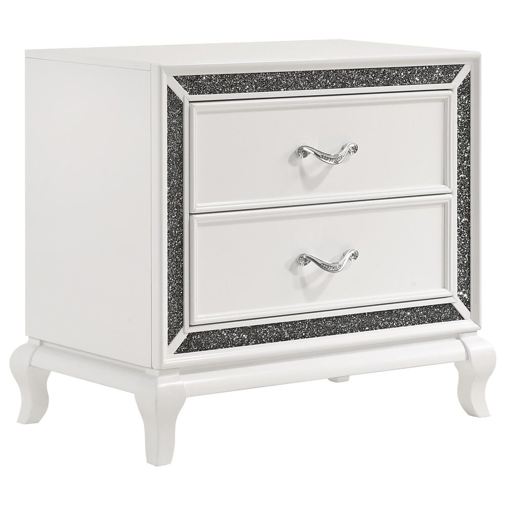 New Heritage Design Park Imperial 2 Drawer Nightstand in White, , large