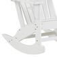 Ashley Sundown Treasure Patio Rocking Chair in White, , large