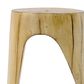 Hearth and Haven Outdoor End Table with Hollow Design in Natural, , large