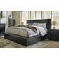 Ashley Londer King Panel Bed  in Black  in Black, , large