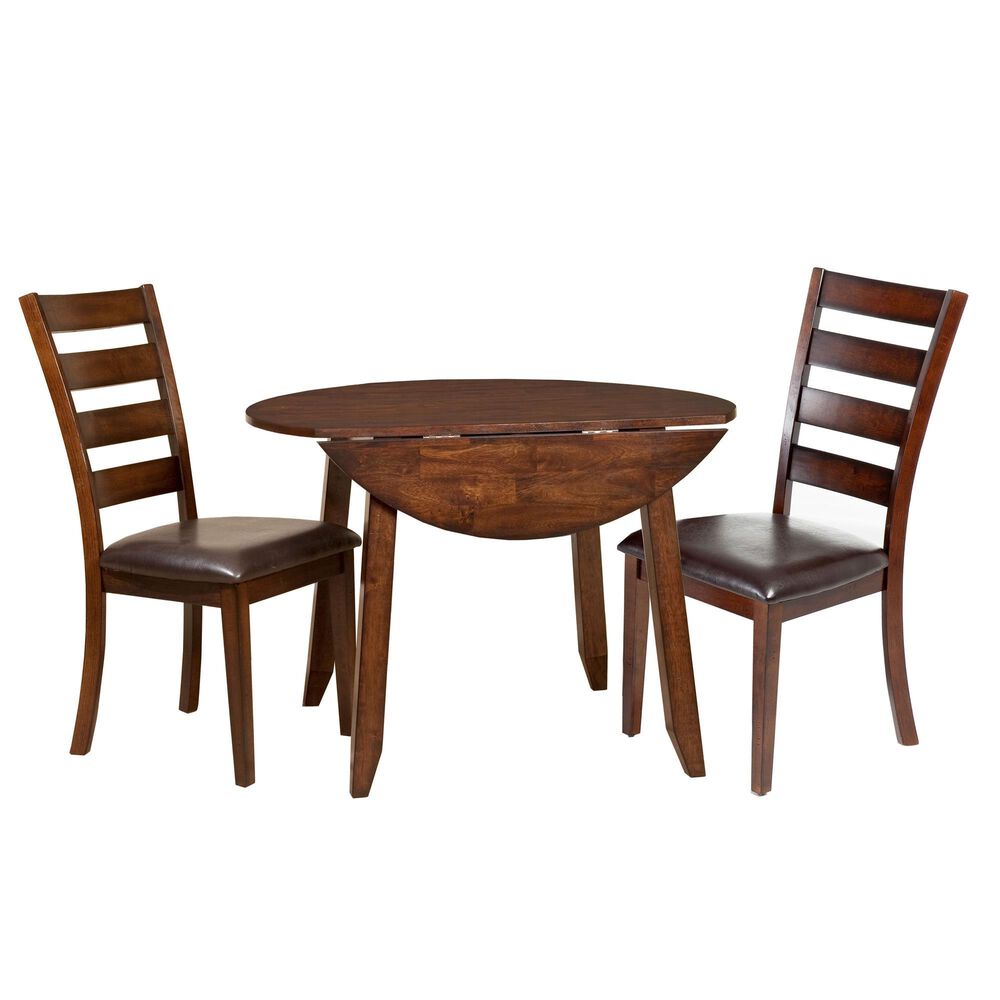 Hawthorne Furniture Kona 42" Drop Leaf Table in Brushed Raisin Table