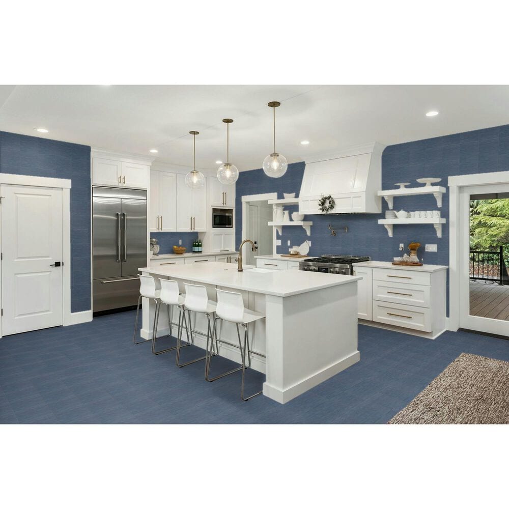Emser Passion Azul 9&quot; x 9&quot; Matte Porcelain Tile, , large