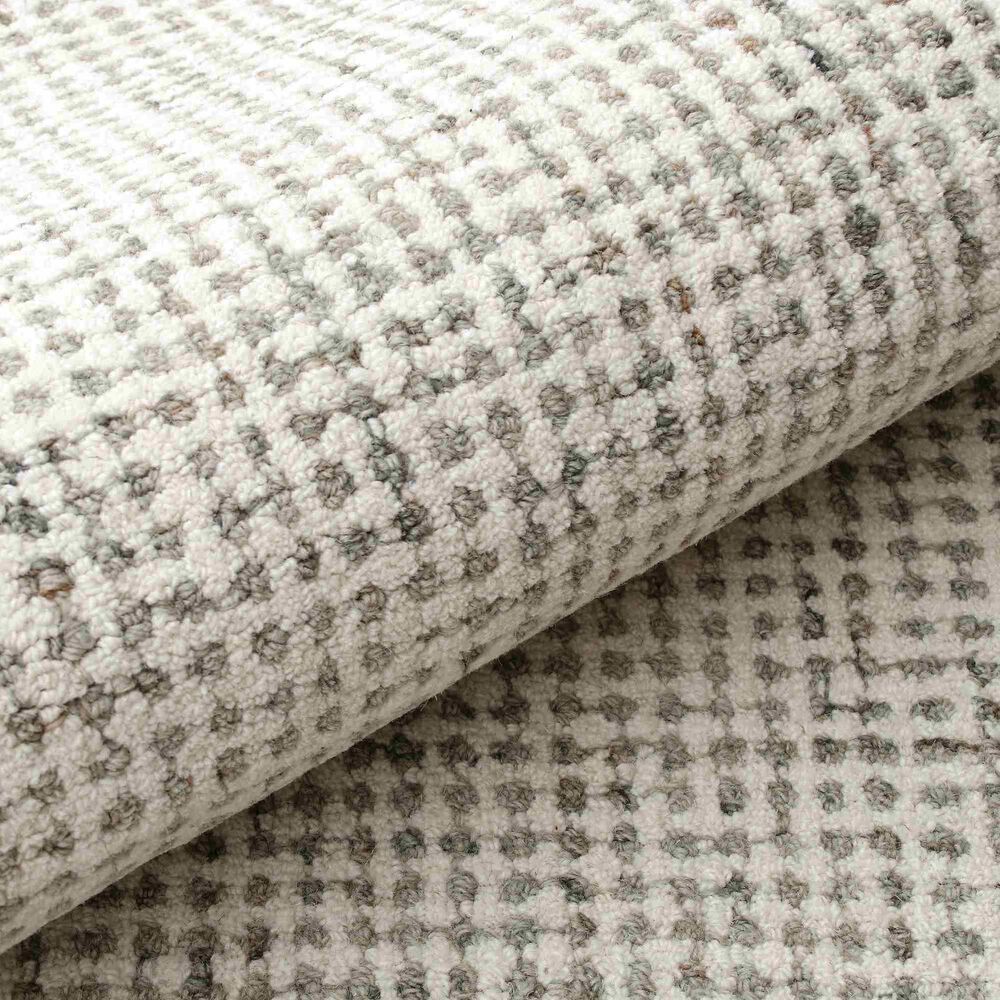 L&amp;R Resources Criss Cross 82378GRY Gray 7&#39;9&quot; x 9&#39;9&quot; Area Rug, , large