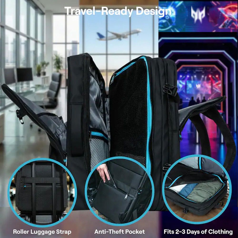 Acer Predator Utility Robust Backpack in Black, , large