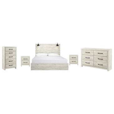 Ashley Cambeck 5-Piece King Bedroom Set in Whitewash, , large