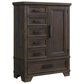 Mayberry Hill Colorado 6 Drawer Door Chest in Charcoal, , large
