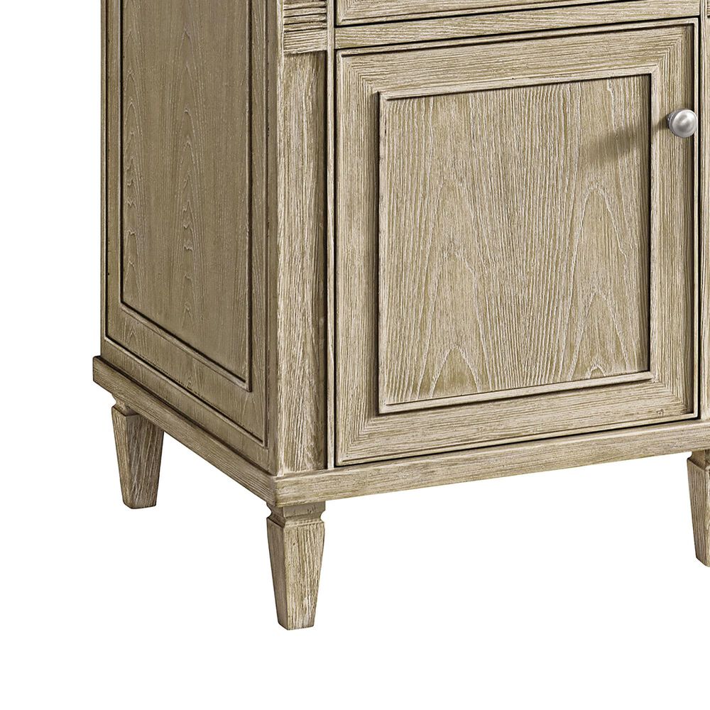 James Martin Vanities Lorelai 60&quot; Double Vanity in Whitewashed Oak with 3 cm Victorian Silver Quartz Top, , large