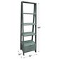 Santa Fe Rustic Vertical Ladder Bookcase in Vintage Turquoise, , large