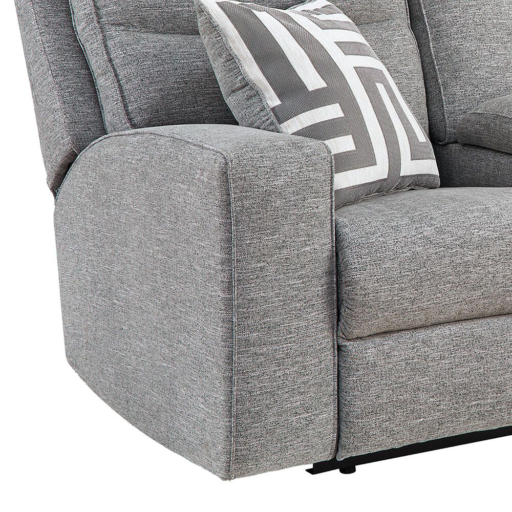 Ashley Biscoe Power Reclining Loveseat in Pewter, , large