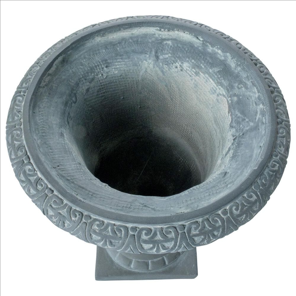 Alfresco Home Hanover Small Patio Urn in Gray, , large