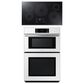 Samsung Bespoke 2-Piece Kitchen Package with White Bespoke 30" Combination Wall Oven and Stainless Steel 36" Electric Cooktop, , large