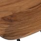 Waltham Nature"s Edge Sofa Table and Three Stools in Natural, , large