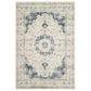 Safavieh Evoke EVK220C-4 4" x 6" Ivory/Blue Area Rug, , large