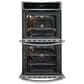 Frigidaire Gallery Gallery 2-Piece Kitchen Package with Stainless Steel 27" Double Electric Wall Oven and Black 36" Induction Cooktop, , large
