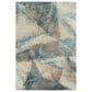 RIZZY Finesse 2" x 3" Beige and Blue Area Rug, , large