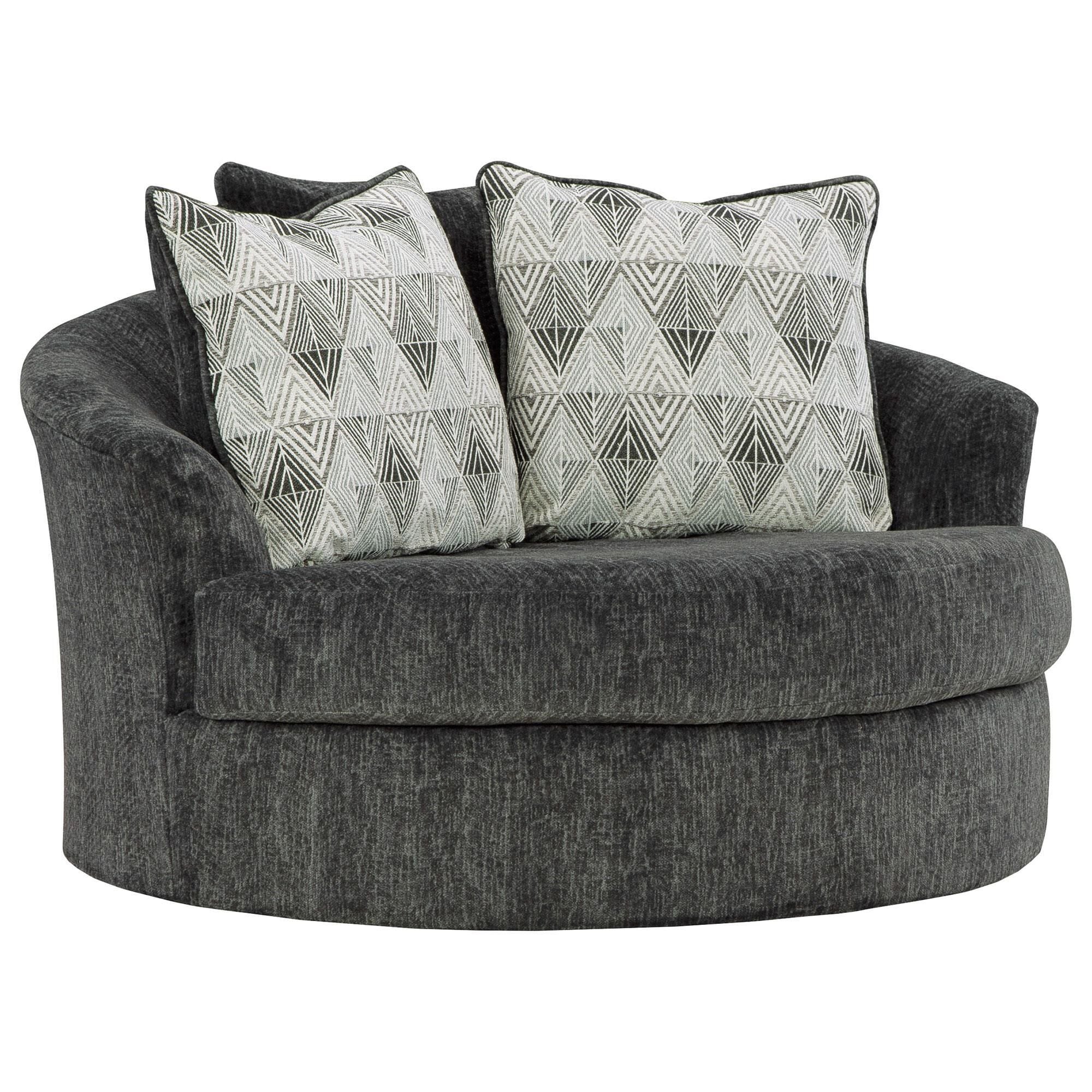 Signature Design by Ashley Biddeford Swivel Accent Chair in