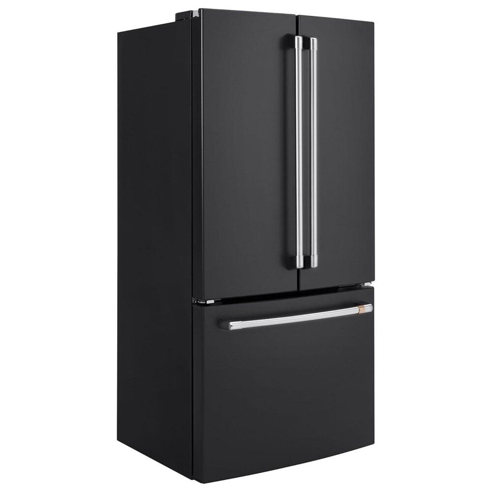 Cafe 18.6 Cu. Ft. Counter Depth French Door Refrigerator in Matte Black, , large