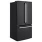 Cafe 18.6 Cu. Ft. Counter Depth French Door Refrigerator in Matte Black, , large