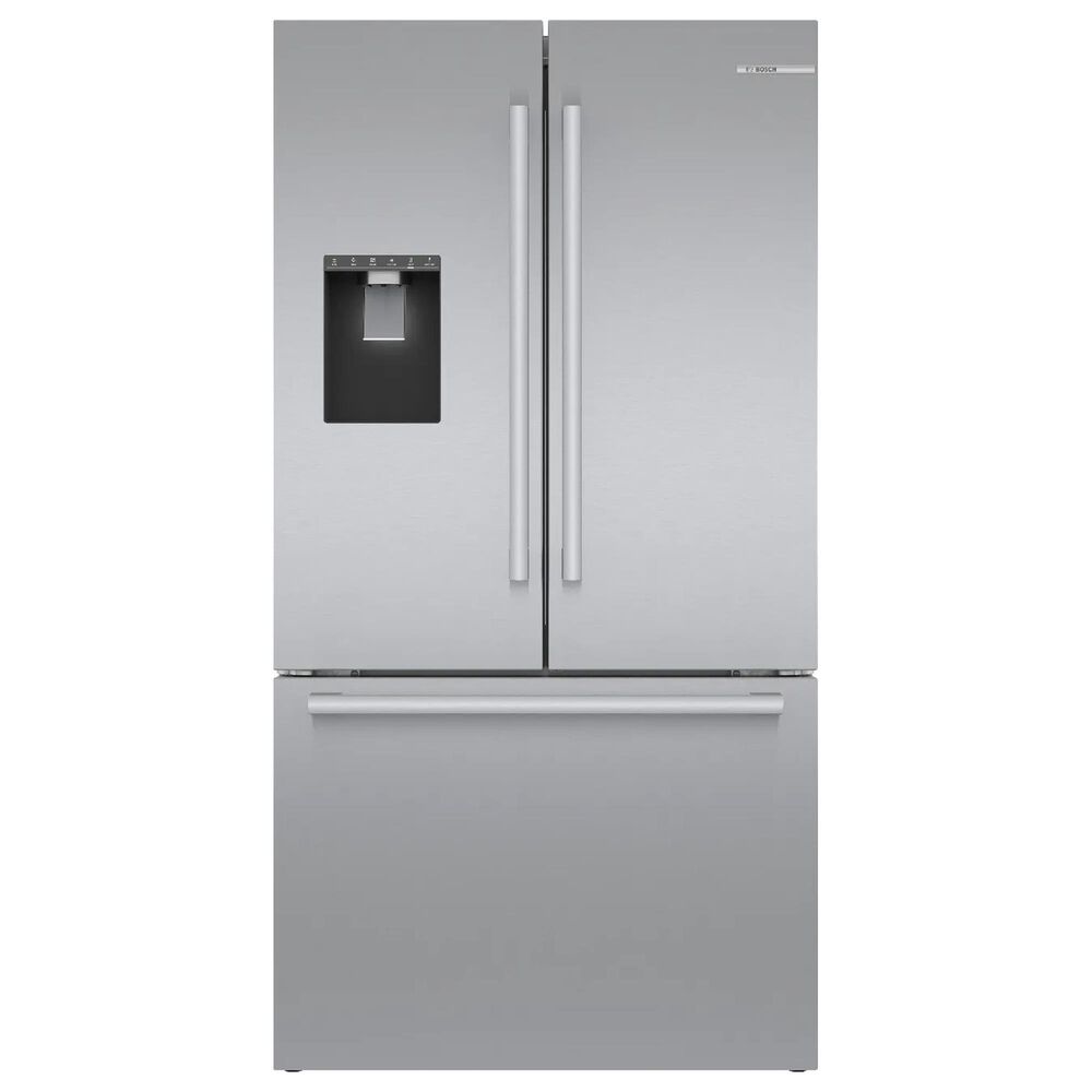 Bosch 2-Piece Kitchen Package with 21.6 Cu. Ft. 3-Door French Door Refrigerator and Bar Handle Dishwasher in Stainless Steel, , large