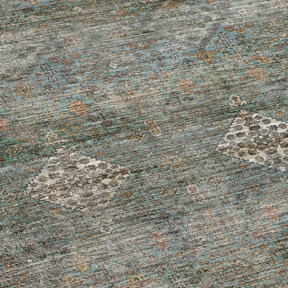Dalyn Rug Company Aristo AR1 Teal 6'6" x 9'6" Area Rug, , large