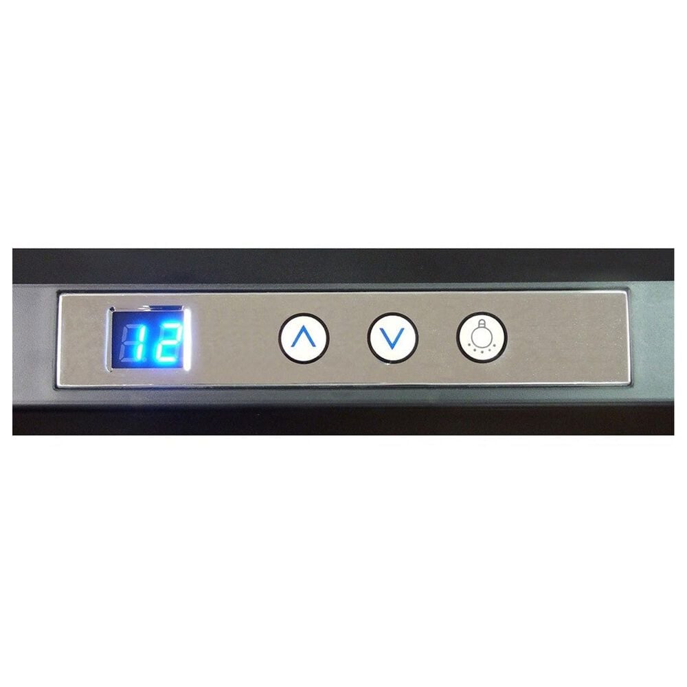 Vinotemp 12 Inch Wide 2 Bottle Capacity Free Standing Wine Cooler with Thermoelectric Technology in Black, , large