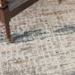 Nourison Rustic Textures Light Grey and Multicolor 6" x 9" Area Rug, , large
