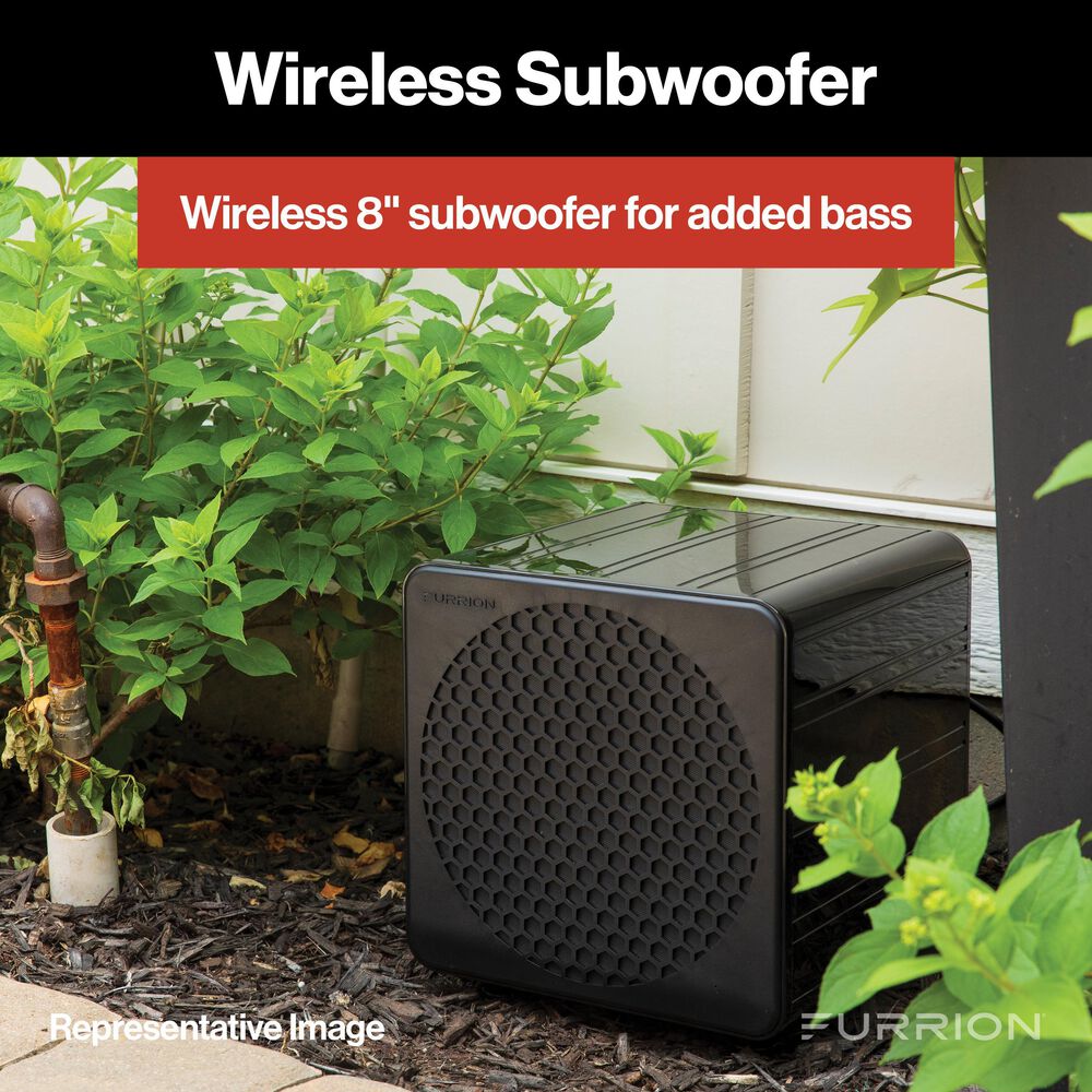 Furrion Aurora 2.1 Outdoor Soundbar Speaker with Wireless Subwoofer, , large