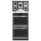 GE Appliances 2-Piece Kitchen Package with Fingerprint Resistant Slate 30" Smart Built-In Double Wall Oven and Stainless Steel 30" Gas Cooktop, , large