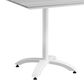 Modway Maine 3-Piece Outdoor Patio Bistro Set in White and Light Gray, , large